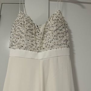 Jay Godfrey white jumpsuit. Size 4.